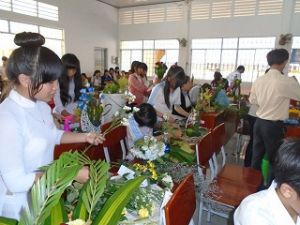 Hội thi cắm hoa chào mừng kỷ niệm Ngày Nhà giáo Việt Nam 20.11