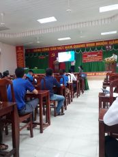 Huyện Đoàn Bình Tân phối hợp với Trung tâm chính trị huyện Bình Tân tổ chức Lễ khai giảng lớp bồi dưỡng Lý luận chính trị và nghiệp vụ cho cán bộ Đoàn Thanh niên ở cơ sở năm 2021.