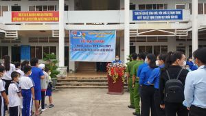 Huyện Đoàn Bình Tân tổ chức lễ ra quân Tháng Thanh niên năm 2022