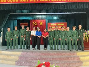 Huyện Đoàn Bình Tân phối hợp với Ban Chỉ Huy Quân sự huyện Bình Tân tổ chức Lễ đón Thanh niên hoàn thành nghĩa vụ quân sự trở về địa phương năm 2024